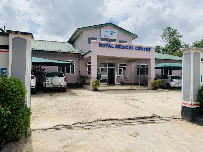 Royal Medical Centre building exterior on Freedom Ave, Kitwe